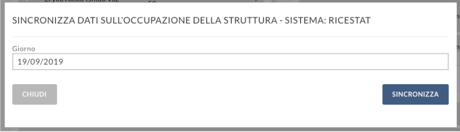 sincronizzare dati ISTAT sull'occupazione della struttura attraverso Ricestat Livorno e Grosseto