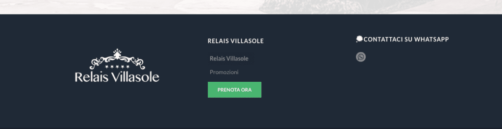 Footer WhatsApp Business Hotel